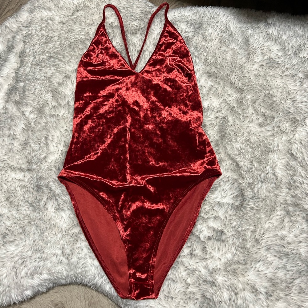 Forever 21 Velvet Body Suit